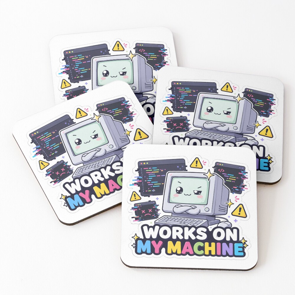 Item preview, Coasters (Set of 4) designed and sold by DebugLab.