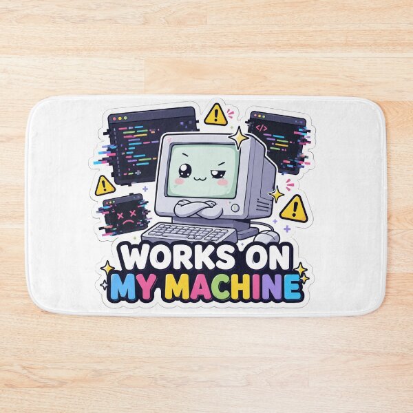 Item preview, Works On My Machine Cute Developer Sarcasm designed and sold by DebugLab.