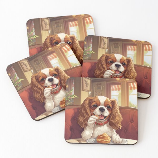Item preview, Cavalier King Charles at the restaurant. designed and sold by VéVé's Place.