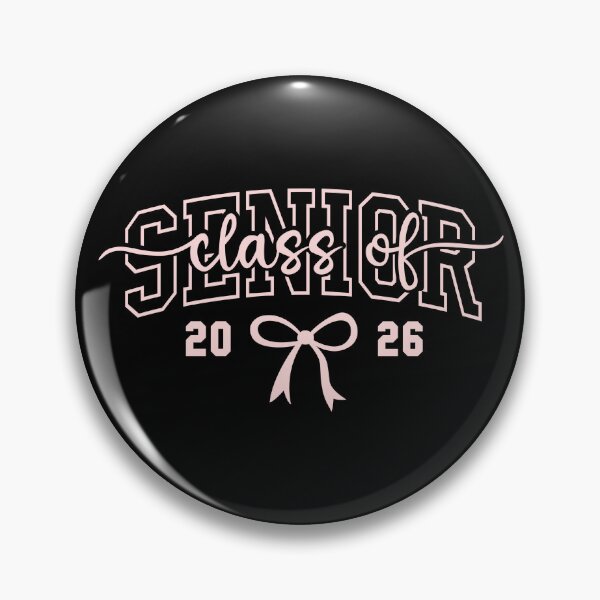 Item preview, Class Of Senior 2026 Pink Bow Graduation Coquette Classic T-Shirt designed and sold by MichaelAdamArt.