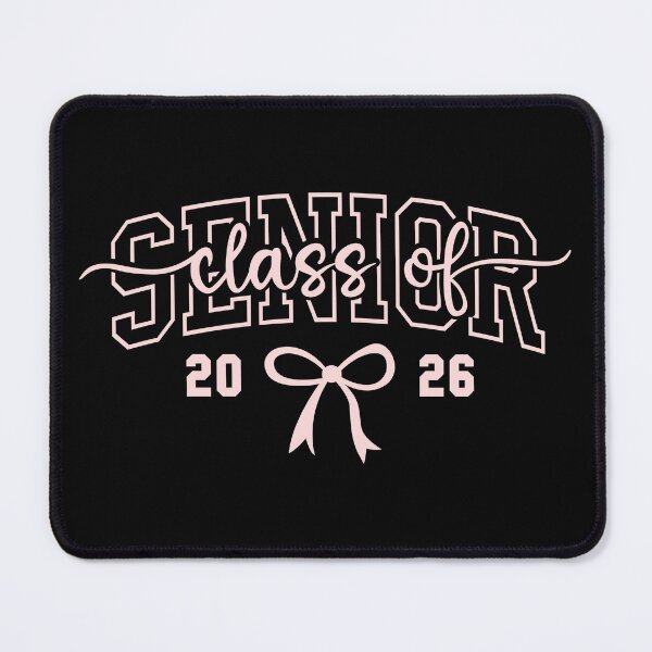 Item preview, Class Of Senior 2026 Pink Bow Graduation Coquette Classic T-Shirt designed and sold by MichaelAdamArt.