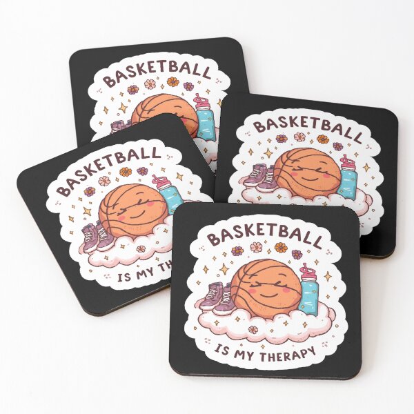 Item preview, Basketball Pastel Pink Vibes - Basketball Is My Therapy designed and sold by madebyjulia7.