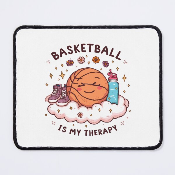 Item preview, Basketball Pastel Pink Vibes - Basketball Is My Therapy designed and sold by madebyjulia7.