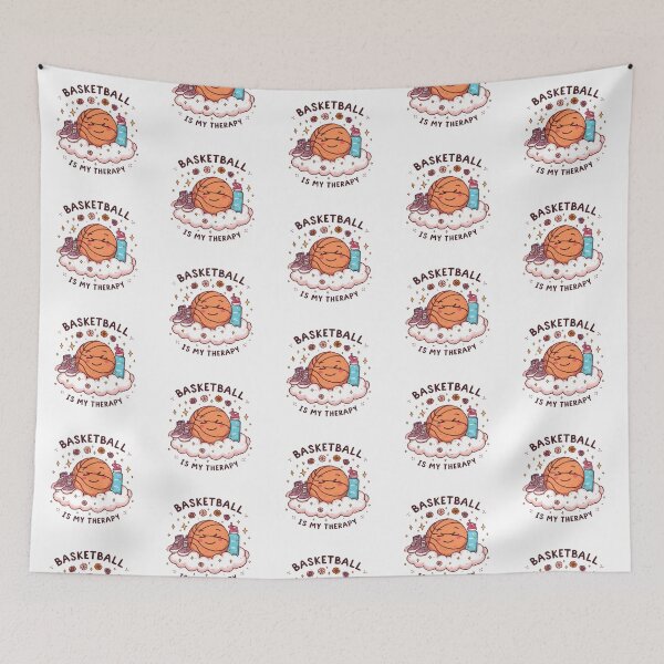 Item preview, Basketball Pastel Pink Vibes - Basketball Is My Therapy designed and sold by madebyjulia7.