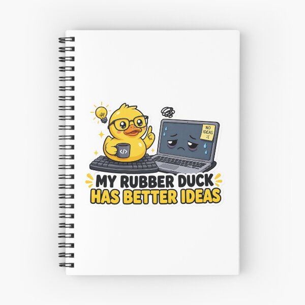 Item preview, My Rubber Duck Has Better Ideas Cute Coding Humor designed and sold by DebugLab.