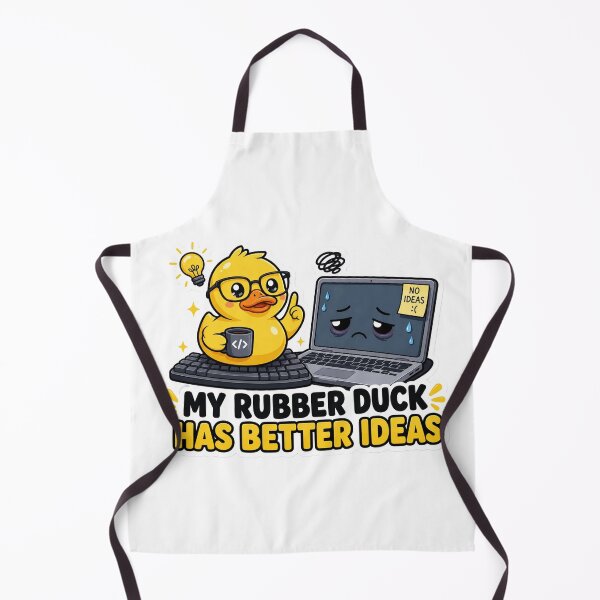 Item preview, My Rubber Duck Has Better Ideas Cute Coding Humor designed and sold by DebugLab.