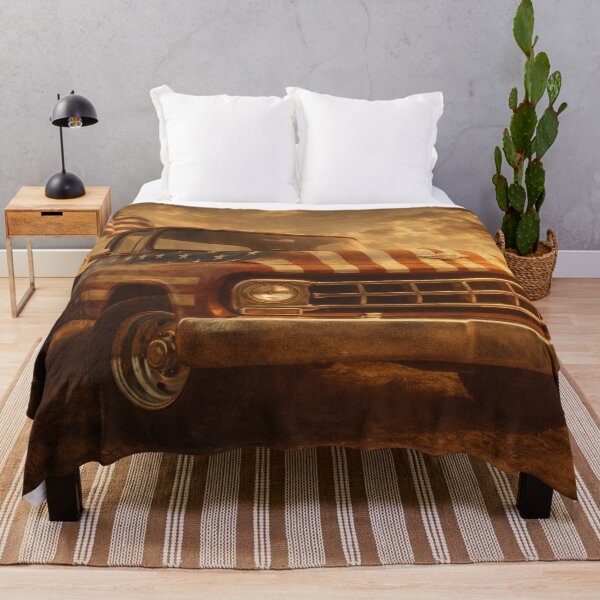 Item preview, USA Old Money – Cinematic Truck Art Print designed and sold by Ve state official.