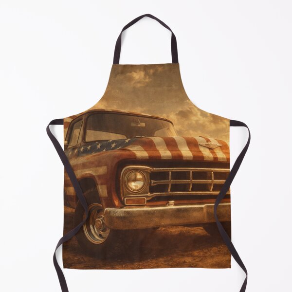 Item preview, USA Old Money – Cinematic Truck Art Print designed and sold by Ve & Co.