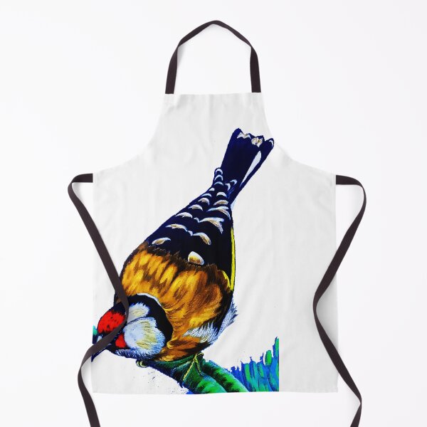 Item preview, Colorful European Goldfinch Bird Art designed and sold by Gdmark.
