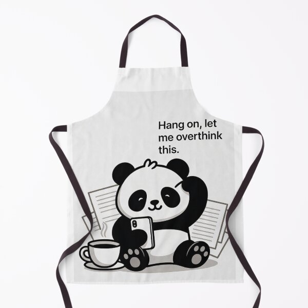Item preview, Hang On, Let Me Overthink This Panda | Cute Anxiety Humor Gift designed and sold by GalleryPeak.