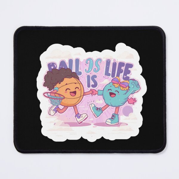 Item preview, Basketball Pastel Pink Vibes - Ball Is Life designed and sold by madebyjulia7.