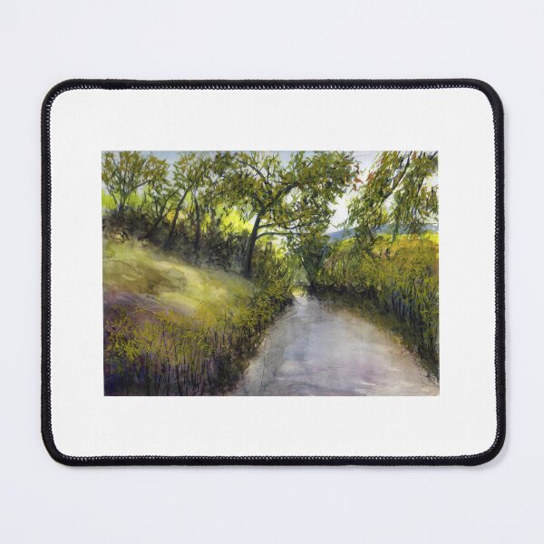 Item preview, Naked Ladies Blooming Along Fern Dell Creek designed and sold by Randy Sprout Fine Art.
