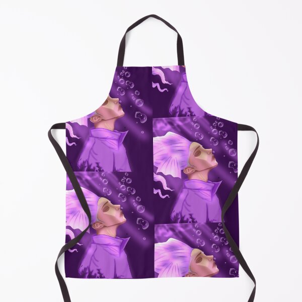 Item preview, Sad hottie Violet Silence – Emotional Purple Anime Boy designed and sold by kerissfantasyart .