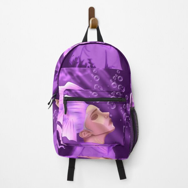 Item preview, Sad hottie Violet Silence – Emotional Purple Anime Boy designed and sold by kerissfantasyart .