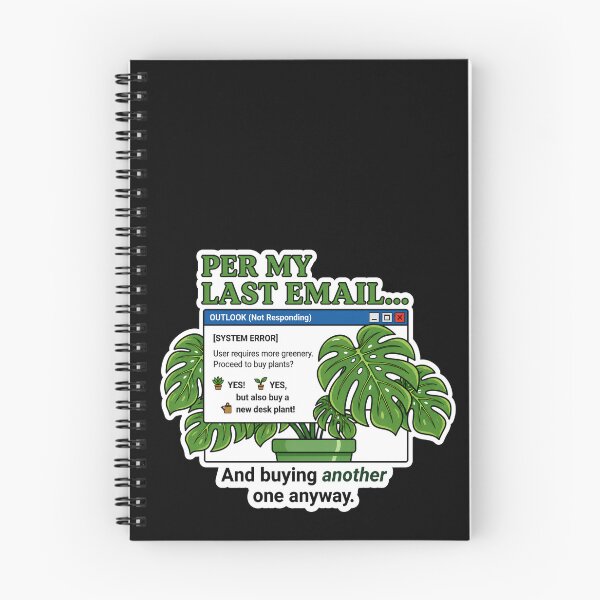 Item preview, Funny Outlook Sticker - Per My Last Email Plant designed and sold by Jankes88.