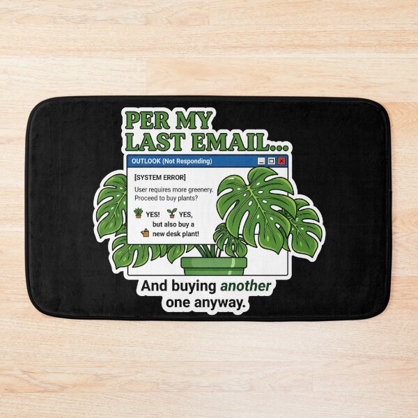 Item preview, Funny Outlook Sticker - Per My Last Email Plant designed and sold by Jankes88.