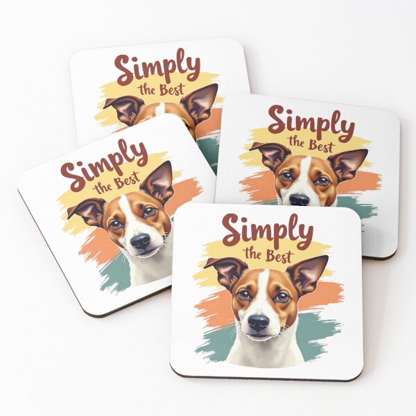 Item preview, Jack Russell Terrier with Simply the Best text designed and sold by Prints by Mat.