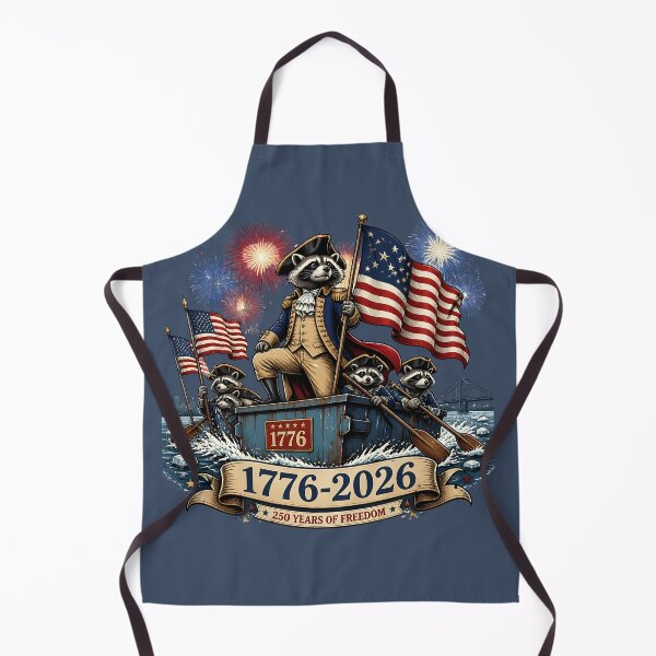 Item preview, GGeorge Washington Raccoon America 250 Patriotic Meme | 1776 2026 Independence Day | Funny July 4th Trash Panda designed and sold by VectorJoy.