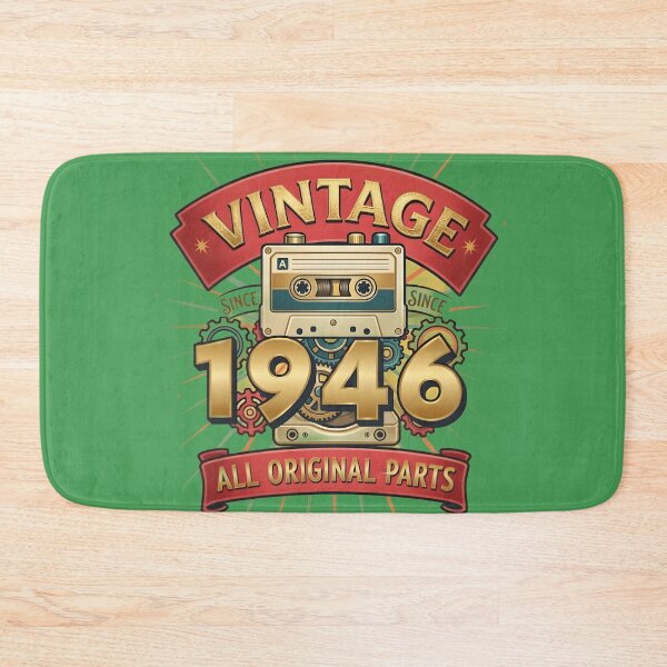 Item preview, Vintage 1946 All Original Parts Retro Cassette Design designed and sold by L&L.