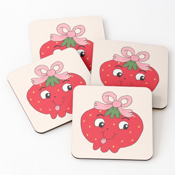 Item preview, Sweetest Berry In The Patch, Smiling Strawberry designed and sold by yellowflowerhut.