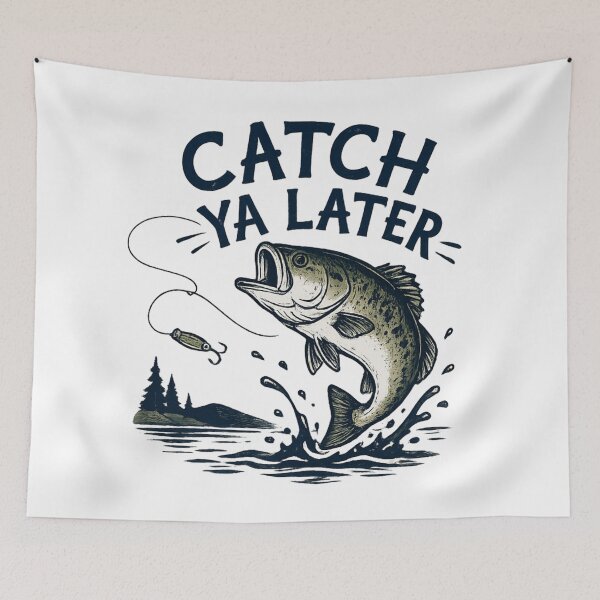 Item preview, Catch Ya Later Bass designed and sold by LuloCreative.