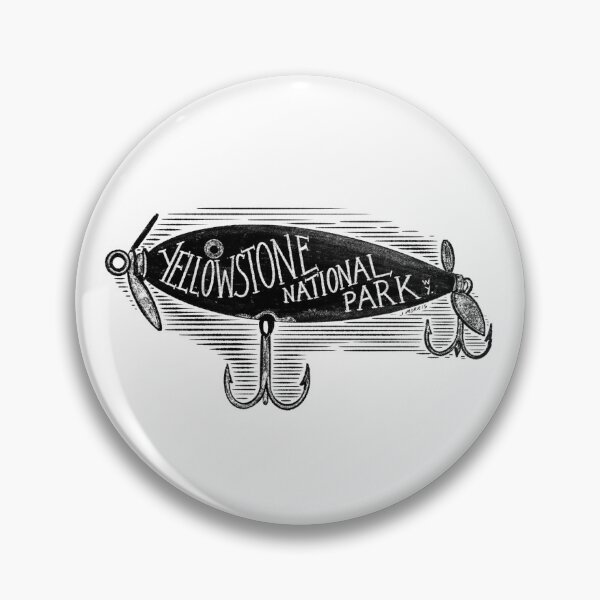Item preview, Yellowstone National Park Fishing Lure designed and sold by John Morris Illustration.