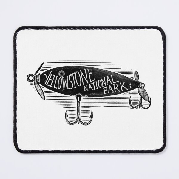 Item preview, Yellowstone National Park Fishing Lure designed and sold by John Morris Illustration.