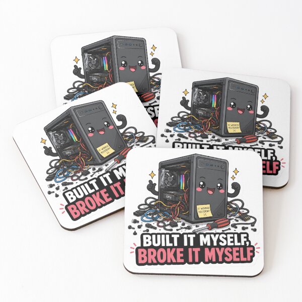 Item preview, Built It Myself Broke It Myself Cute Hardware Humor designed and sold by DebugLab.