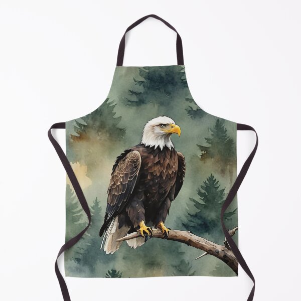 Item preview, Bald Eagle Watercolor Wildlife Bird Art designed and sold by MaverlyShop.