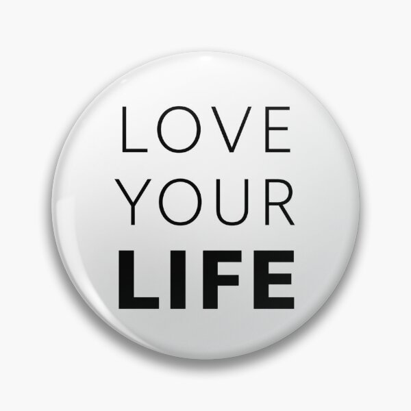 Item preview, Love Your Life Minimalist Inspirational Quote Design designed and sold by Xavier's Place.