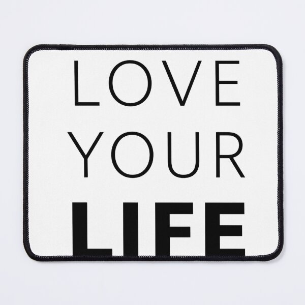 Item preview, Love Your Life Minimalist Inspirational Quote Design designed and sold by Xavier's Place.