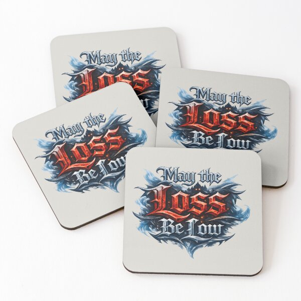 Item preview, May the Loss Be Low – Gothic Machine Learning Meme designed and sold by Nerd Romance Café.
