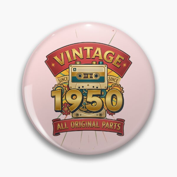 Item preview, Vintage 1950 All Original Parts Retro Cassette Design designed and sold by L&L.