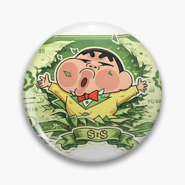 Item preview, Shin Chan Money Bill Funny Sticker designed and sold by MoodPopz Studio.