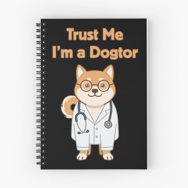 Item preview, Trust Me I’m A Dogtor Funny Shiba Inu Vet Cartoon Minimal Kawaii Design designed and sold by Im-Ara.