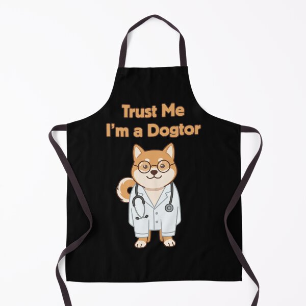 Item preview, Trust Me I’m A Dogtor Funny Shiba Inu Vet Cartoon Minimal Kawaii Design designed and sold by Im-Ara.