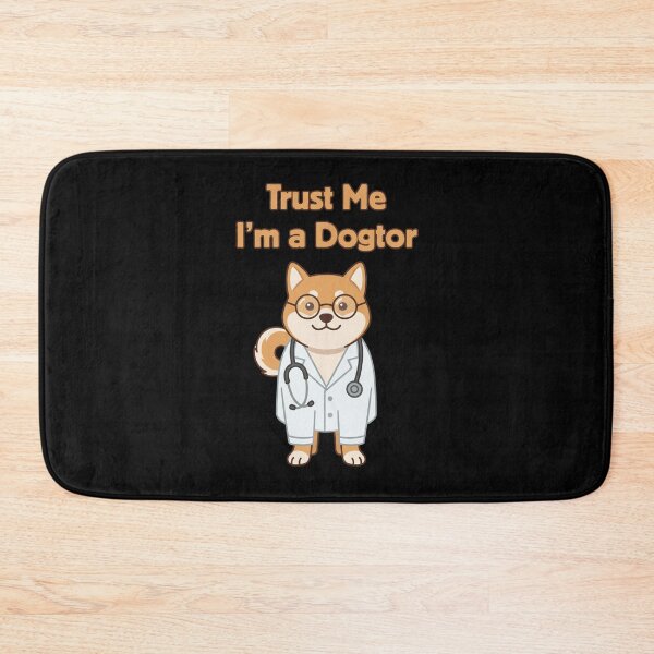 Item preview, Trust Me I’m A Dogtor Funny Shiba Inu Vet Cartoon Minimal Kawaii Design designed and sold by Im-Ara.