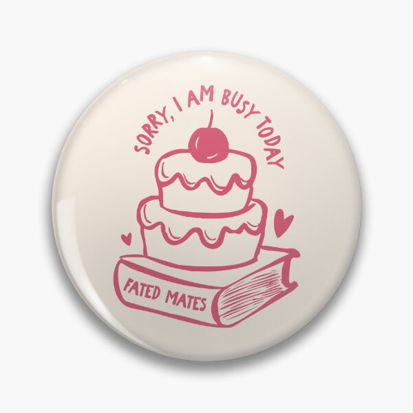 Item preview, Sorry I Am Busy Today - Bookish Cake designed and sold by soheedesigns.