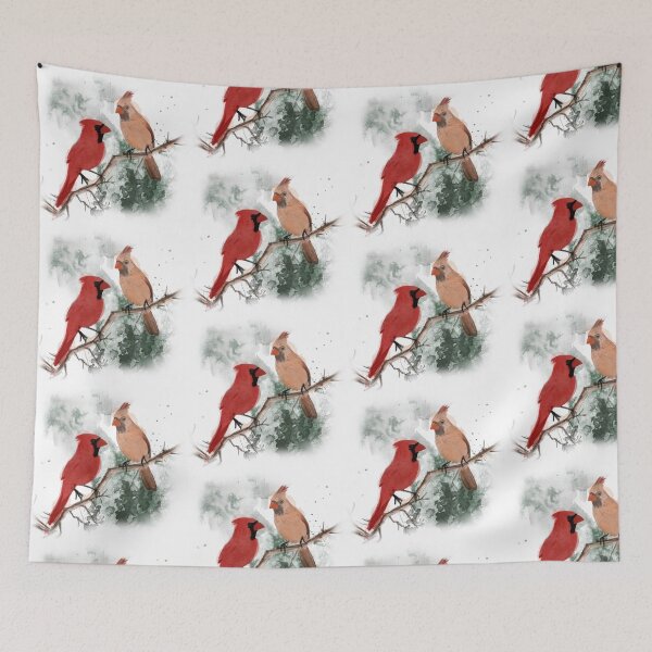 Item preview, Watercolor Cardinal Birds designed and sold by KimberleeJoy.