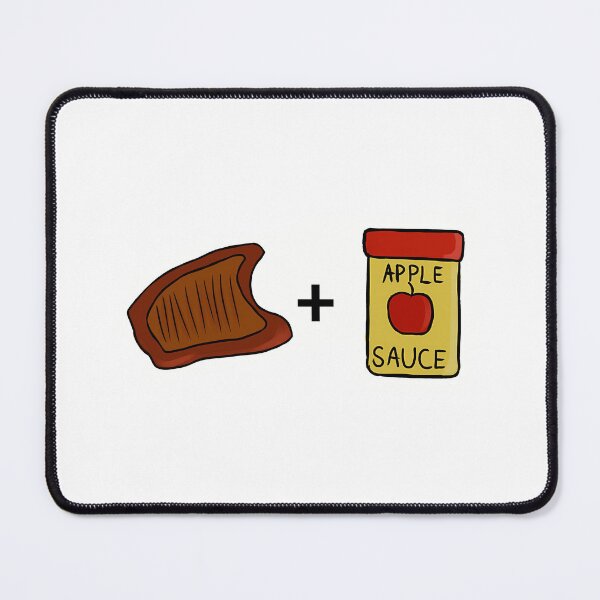 Item preview, Pork Chops Applesauce Sticker designed and sold by arlitoickerson.