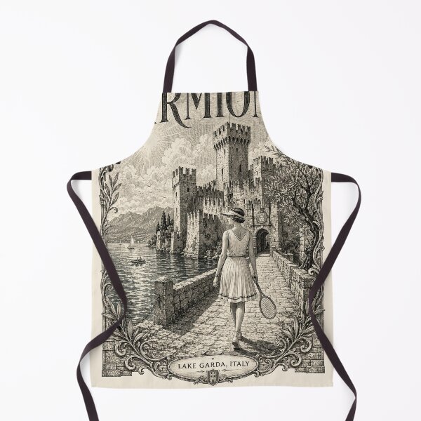 Item preview, Sirmione, Lake Garda, Italy [Wood Engraving] designed and sold by elektronen.