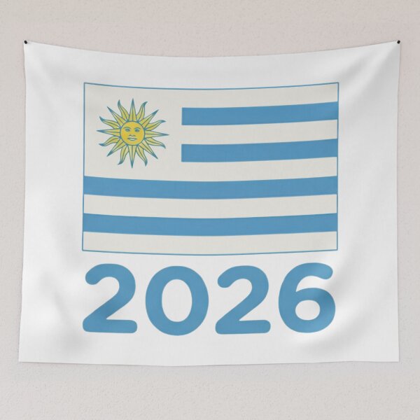 Item preview, Uruguay Flag 2026 Soccer Fan Shirt | Uruguay Football Supporter Design designed and sold by 21 Tulips.