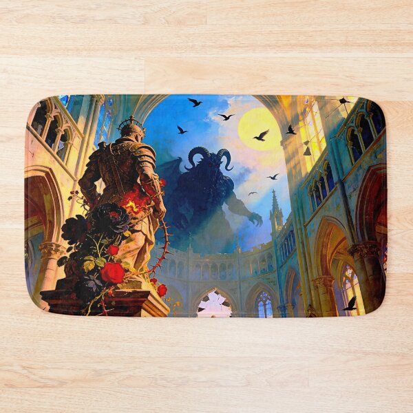 Item preview, Dark Gothic Art &amp; Fine Art Prints (1:1 Square Posters) designed and sold by Cyber-ART-Studio.