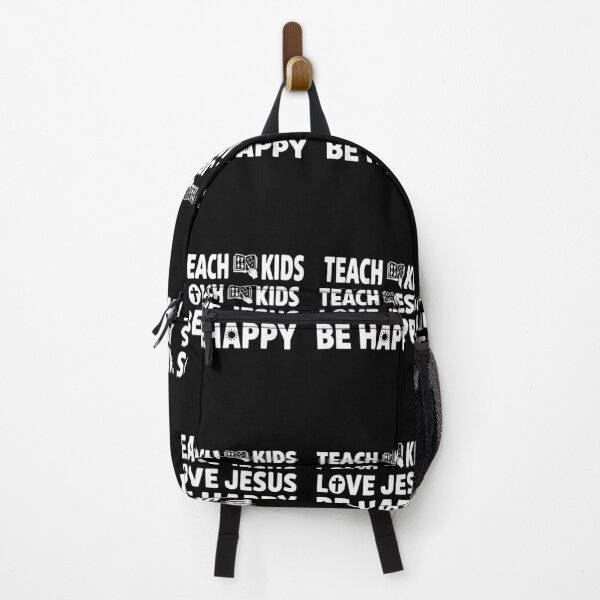 Item preview, Teach Kids Love Jesus Be Happy Sunday School Teacher designed and sold by GCFULLA.