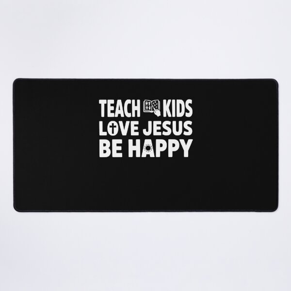 Item preview, Teach Kids Love Jesus Be Happy Sunday School Teacher designed and sold by GCFULLA.