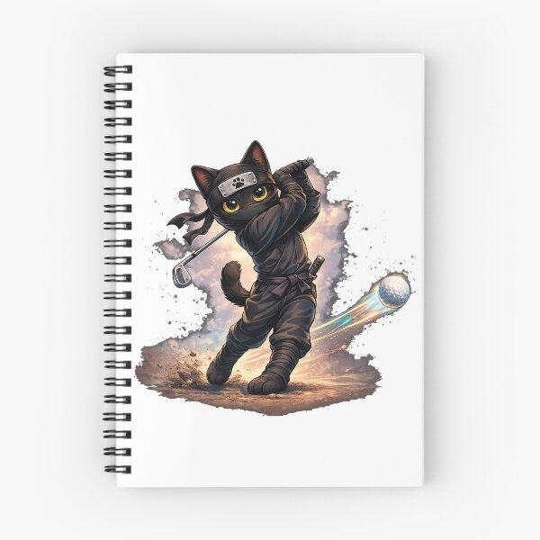 Item preview, Silent Swing, Perfect Shot-Ninja Cat: Hole in One designed and sold by missprint57.