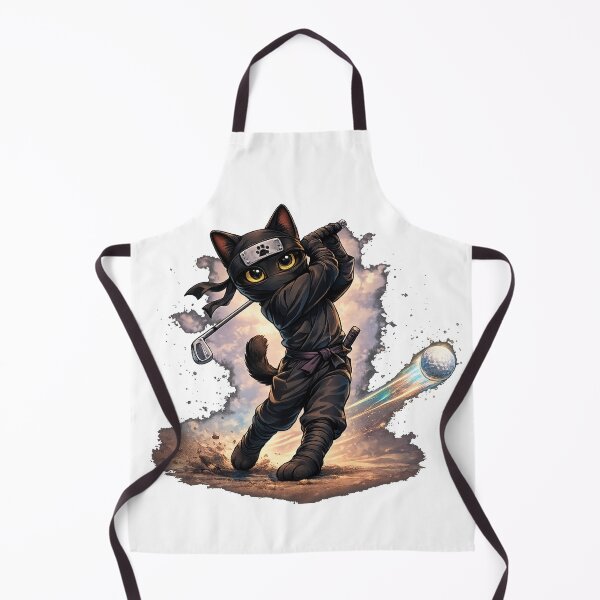 Item preview, Silent Swing, Perfect Shot-Ninja Cat: Hole in One designed and sold by missprint57.
