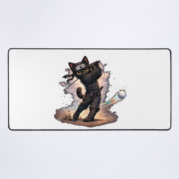 Item preview, Silent Swing, Perfect Shot-Ninja Cat: Hole in One designed and sold by missprint57.