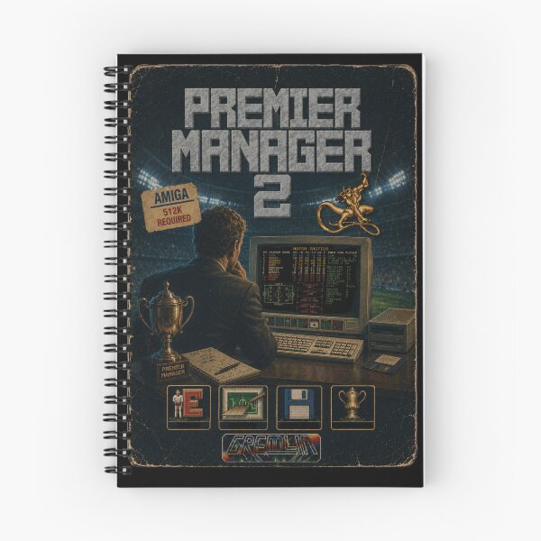 Item preview, Amiga Premier Manager 2 Vintage game design designed and sold by Timetowaste.