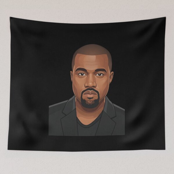 Item preview, Kanye West Vector Illustration designed and sold by Boruto1231.